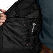 Men's Insulated Quilted Work Jacket by Red Kap – Cotton, Obsidian, Model F4CPBD RG XXL