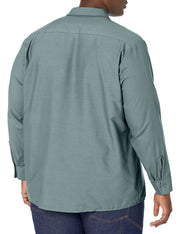 Long Sleeve Industrial Solid Work Shirt Light Green Medium - 5 Pack by Red Kap – Green, Pack of 5, Model SP14