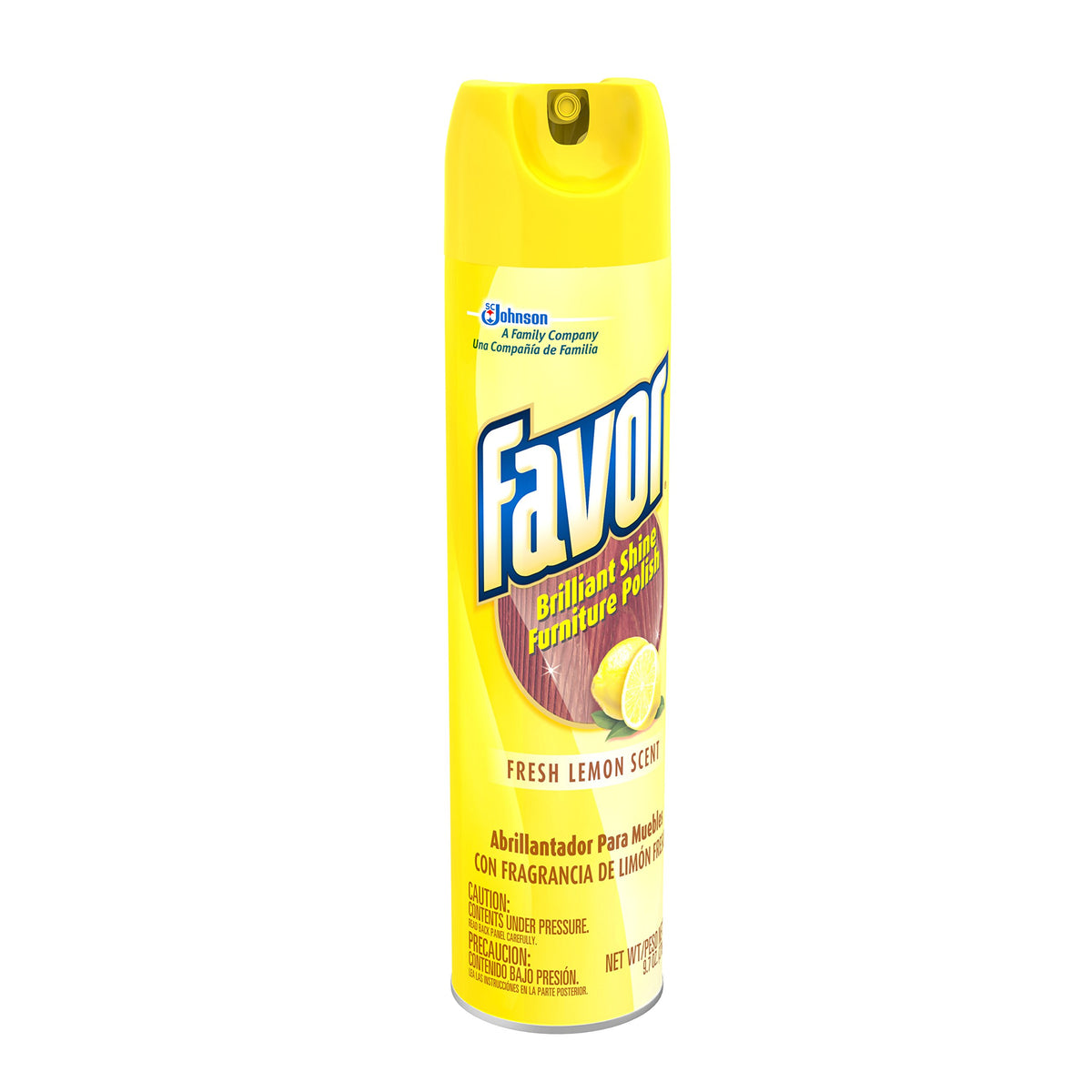 Favor Furniture Polish by Pledge – 9.7 Ounce (Pack of 6), Yellow, Pack of 6, Model 697836