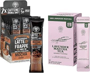 The Frozen Bean Mocha Frappe & Latte Instant Mix (20 Sticks) - The Harmony Matcha Lavender (10 Sticks)