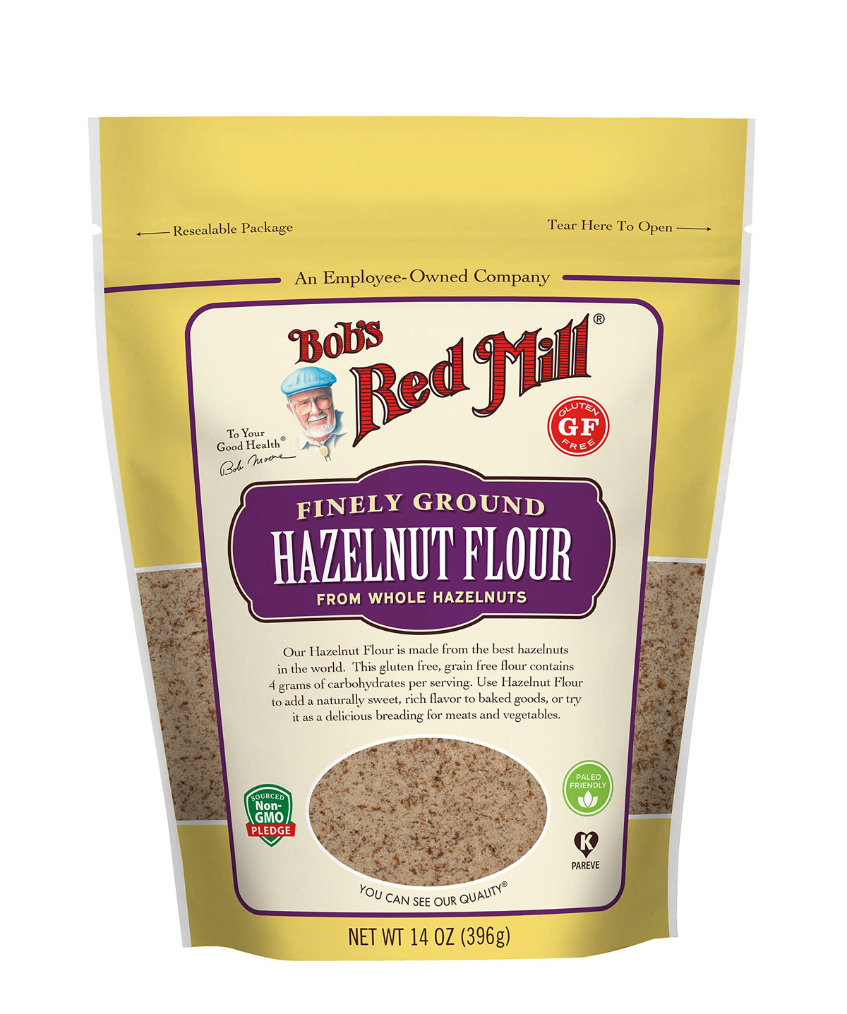 Hazelnut Meal/Flour by Bob's Red Mill – 14 Ounce (Pack of 4), Pack of 4, Model 1811C144