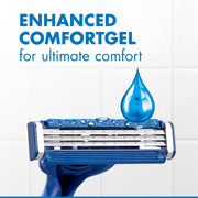 Gillette 8 Count (Pack of 2) / Sensor3 Comfort (8ct) / Blue Disposable Razors