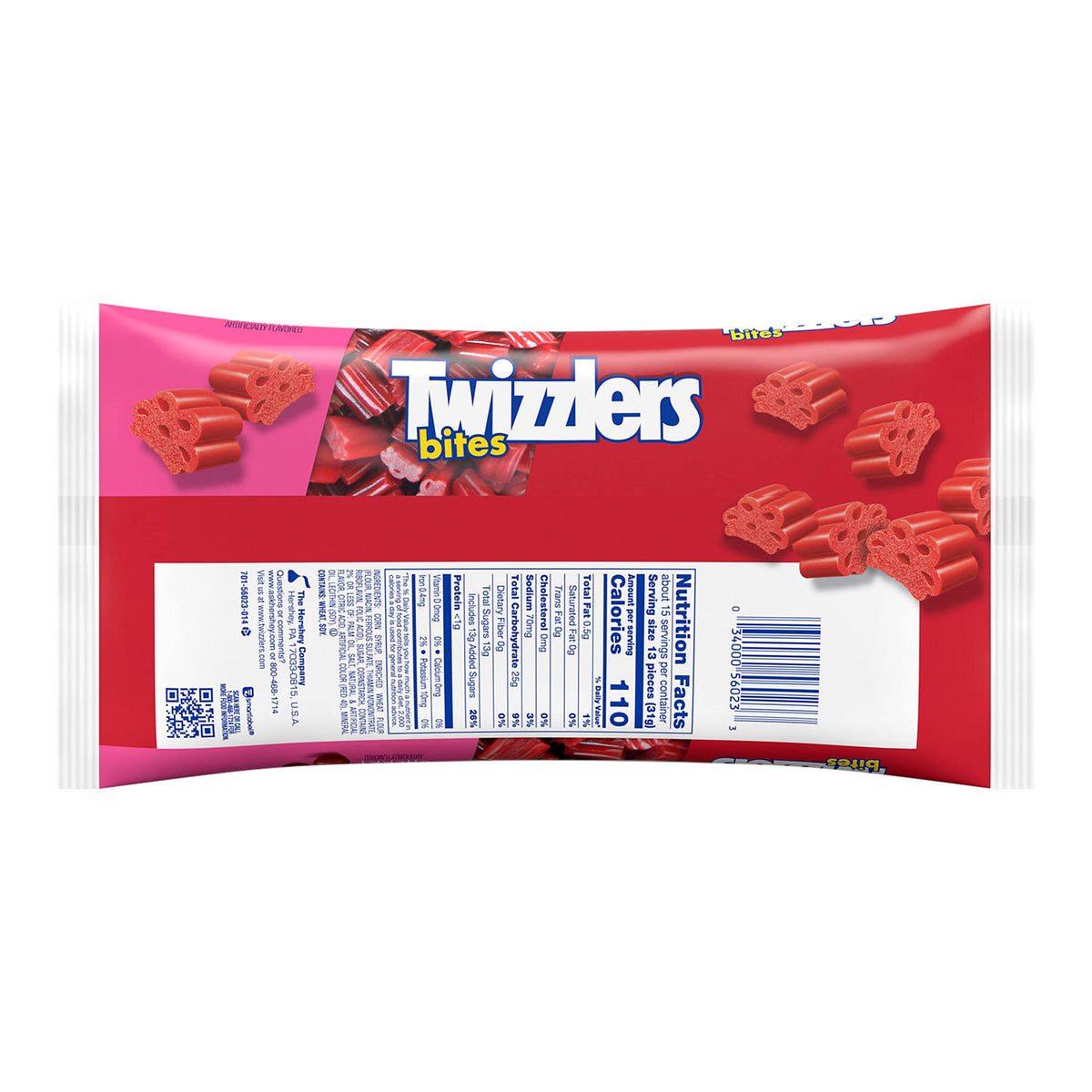 Twizzlers Cherry / 16 Ounce (Pack of 1) / Cherry Bites Licorice