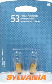 SYLVANIA 53 Basic Miniature Bulb, (Contains 2 Bulbs)
