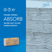 Multifold Paper Towels by Scott Professional – 250 Count (Pack of 16), Paper, White, Pack of 4000, Model 01804