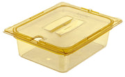 Carlisle FoodService Products 1 Count (Pack of 1) / Amber / Handled Lid Storage & Transport
