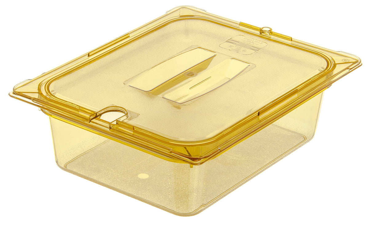 Carlisle FoodService Products 1 Count (Pack of 1) / Amber / Handled Lid Storage & Transport