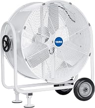 Global Industrial 24" Diameter Outdoor Rated Mobile Tilt Drum Blower Fan