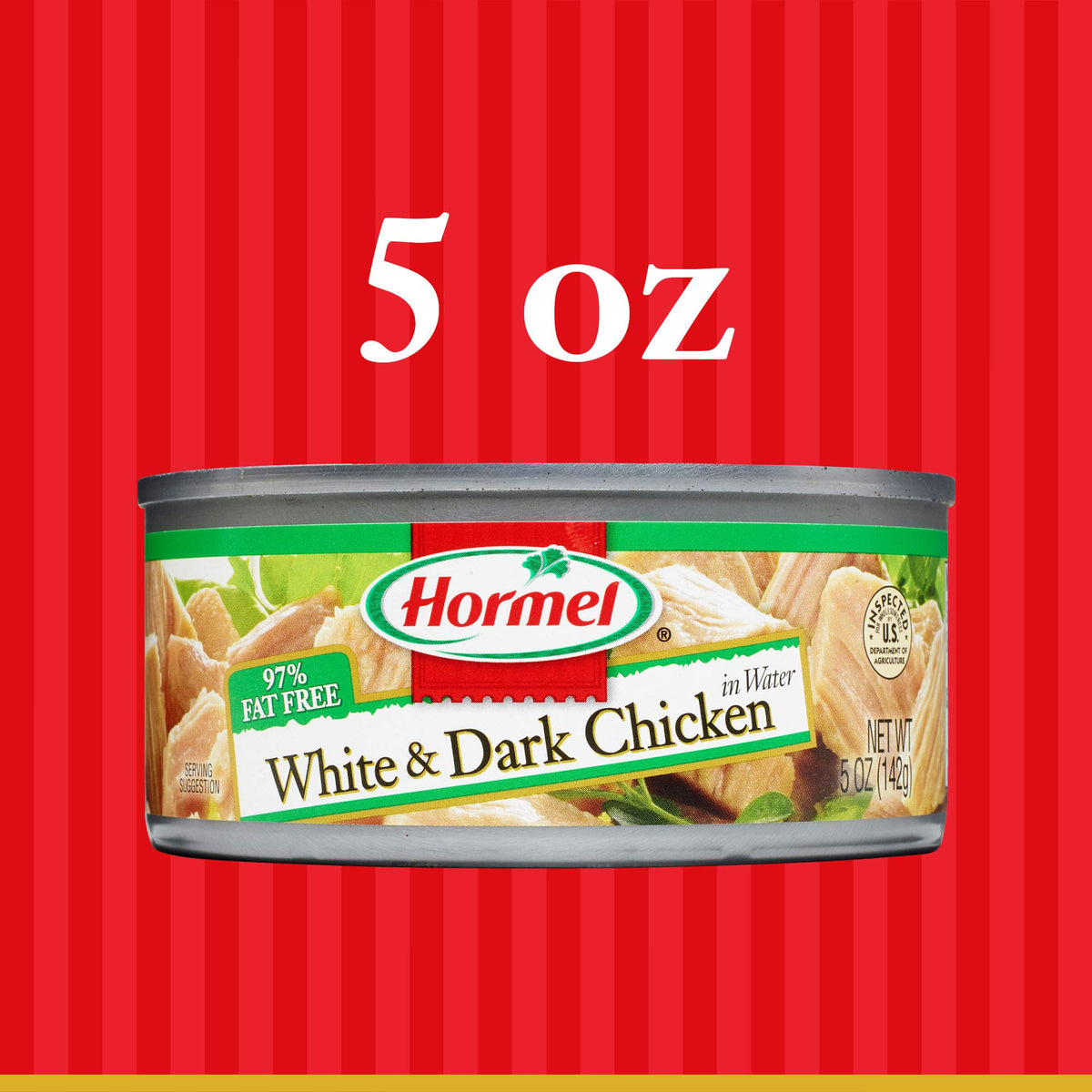 Hormel White & Dark Chicken / 5 Ounce (Pack of 12) / 96 Chicken