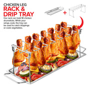Grill Racks by Modern Innovations – Stainless Steel, silver, Pack of 3