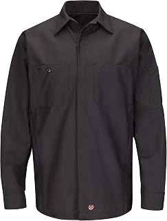 Red Kap Men's Ripstop Long-Sleeve Crew Shirt Big/Tall