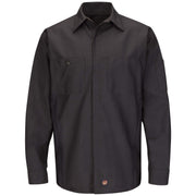 Red Kap Large Tall / Charcoal / Long Sleeve Solid Crew Shirt Clothing