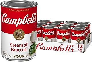 Campbell's Condensed Cream of Broccoli Soup, 10.5 oz Can (12 Pack)