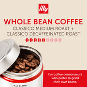 illy Classico/Decaf / 8.8 Ounce (Pack of 6) / Whole Bean Coffee