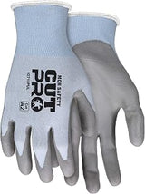 MCR Safety 92718PUXS Cut Pro 18 Gauge HyperMax Work Glove, Cut Protection Glove, Polyurethane Coated Palm & Fingertips, X-Small