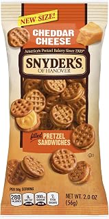 Snyder's of Hanover Pretzel Sandwiches Cheddar Cheese,