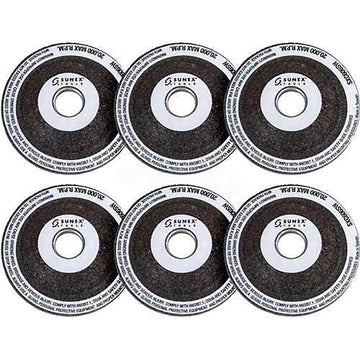 6PK 2 GRINDING WHEELS FOR SXC606 (6 PACK) by Sunex Tools – 8.38"L x 6.25"W x 0.63"H, not_applicable, Black, Model SUNSXC606GW6
