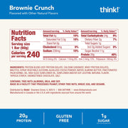 think! High Protein Bar by thinkThin – 30 Count (Pack of 1), Model 1074673