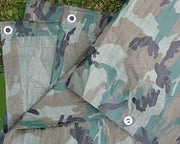 Camouflage/Green Tarp, 8'x10'