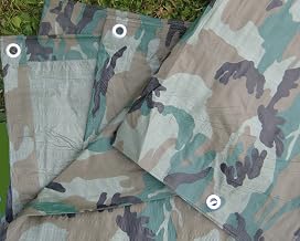 Camouflage/Green Tarp, 8'x10'