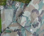 Camouflage/Green Tarp by Tarpsdirect – 8'x10', High Density Polyethylene, Green, Model CAMO8x10