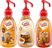 Coffee Mate Pumpkin Spice, Crème Brûlée & Caramel, 1.5 L (Pack of 3)