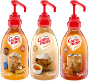 Coffee Mate Pumpkin Spice, Caramel, Crème Brûlée / 50.7 Fl Oz (Pack of 3) / 3 Coffee Creamers
