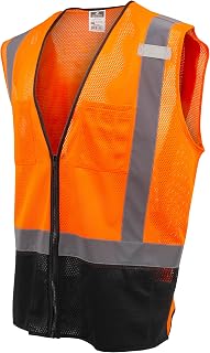 Radians SV54B Color-Blocked Vest - Hi-Vis Orange - Size 2X