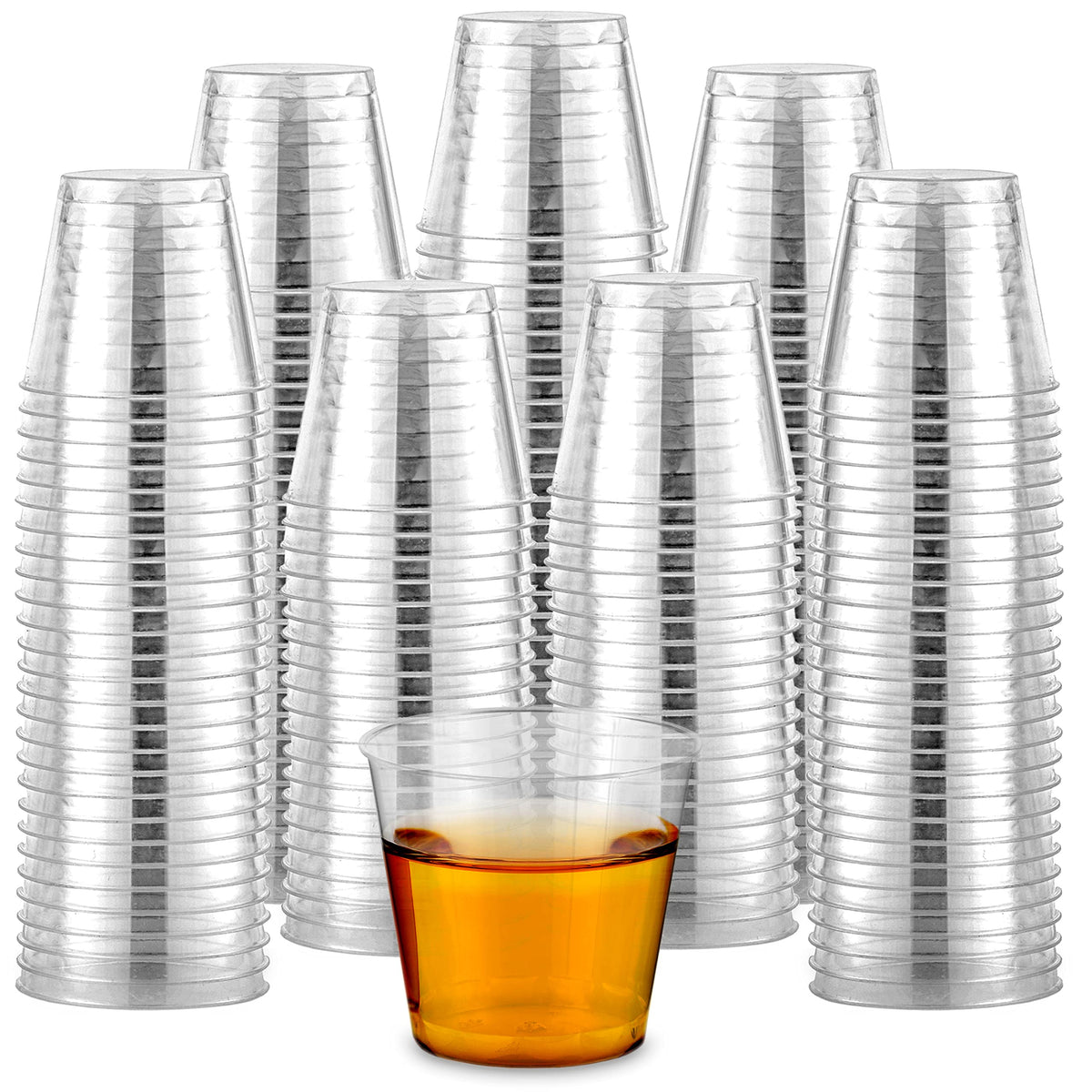 Stock Your Home 1000 Pack / 1.0 ounces / Clear Shot Glasses