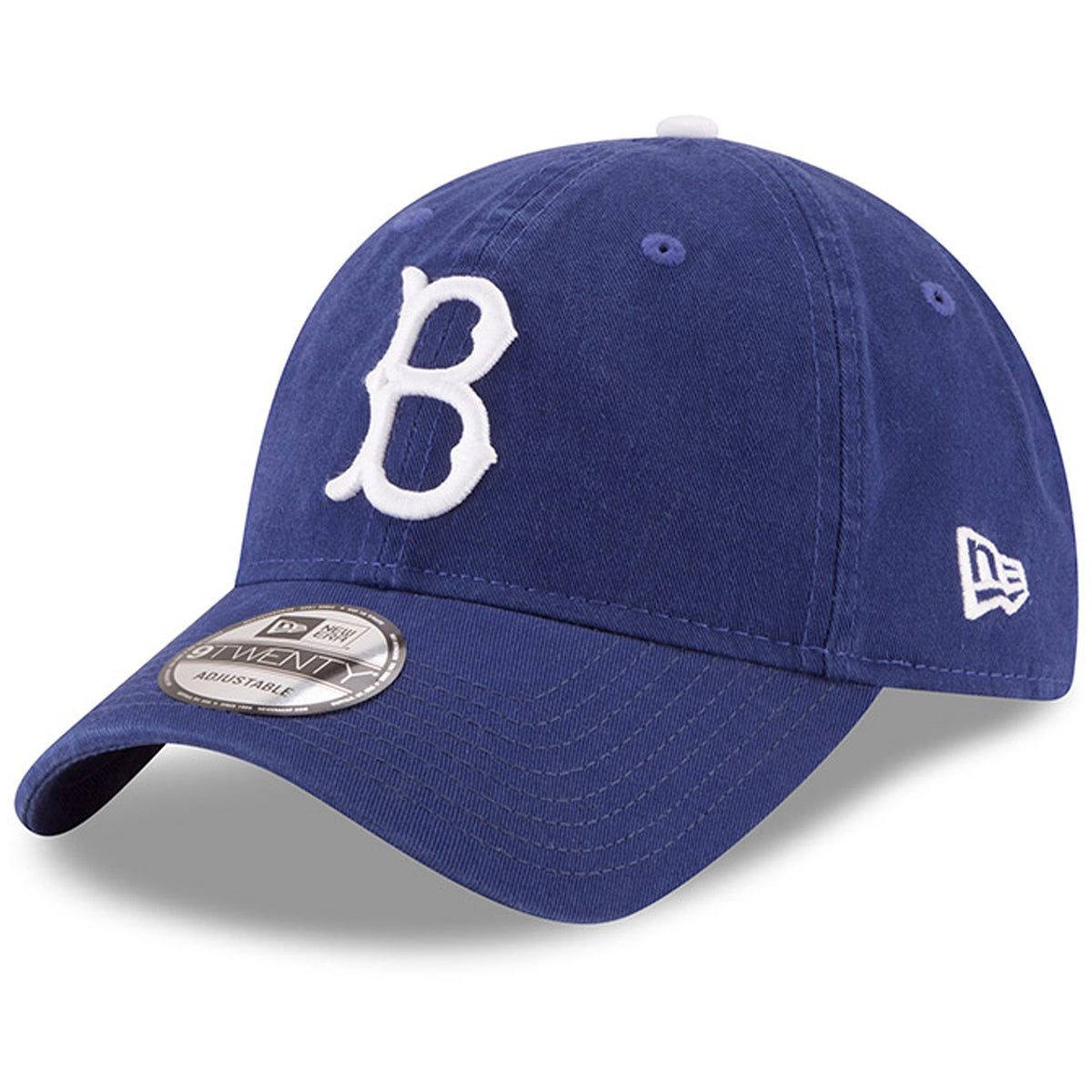 Brooklyn Dodgers Cooperstown Collection Core Classic Replica 9TWENTY Adjustable Hat Royal by New Era – Cotton, Blue, Model 11591564