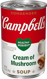 Campbell's Condensed Heart Healthy Cream of Mushroom Soup, 10.5 oz Can