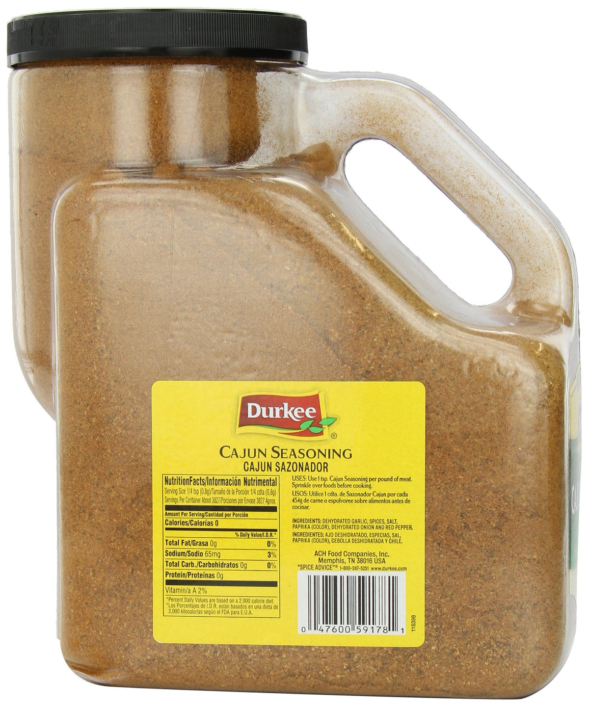 Cajun Seasoning by Durkee – 108 Ounce (Pack of 1)