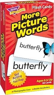 Trend Enterprises Picture Words Skill Drill Flash Cards for Vocabulary