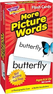 Trend Enterprises Picture Words Skill Drill Flash Cards for Vocabulary