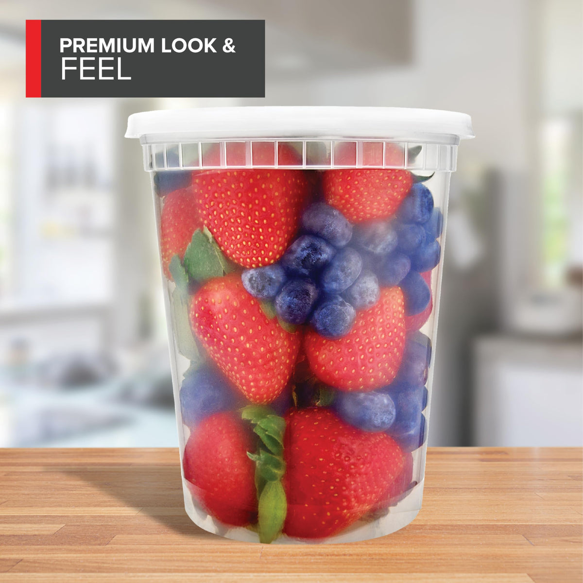 Stock Your Home 32 oz/48 Count / multi-colored / 32.0 ounces Container Sets