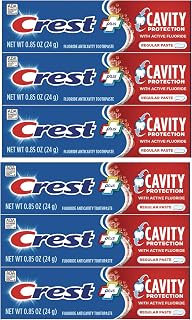 Crest Cavity Protection Regular Toothpaste, Travel Size .85 oz. (24g) - Pack of 6