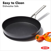 Professional 12" Frying Pan Skillet by OXO – 12" Frying Pan Skillet, 12.0 inches, Ceramic, Black, Model CC004742-001