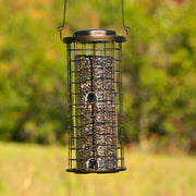 Squirrel Stumper Wild Bird Feeder by Perky-Pet – 6.63W x 5.75D ins., 3 pounds, Metal, Bronze