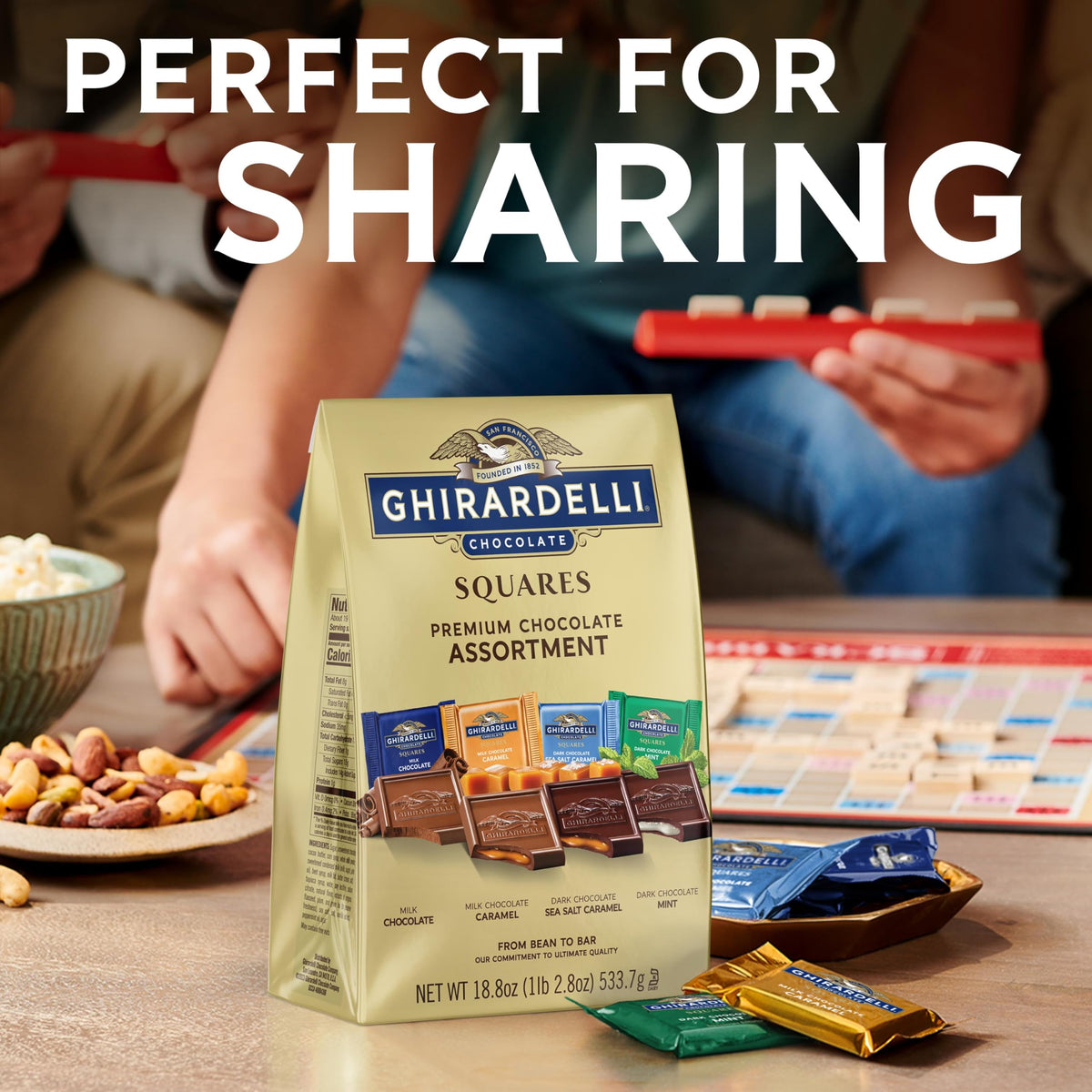 Assorted Squares Bag by Ghirardelli – 15.77 Ounce (Pack of 1), Multicolored, Model 62273_obb