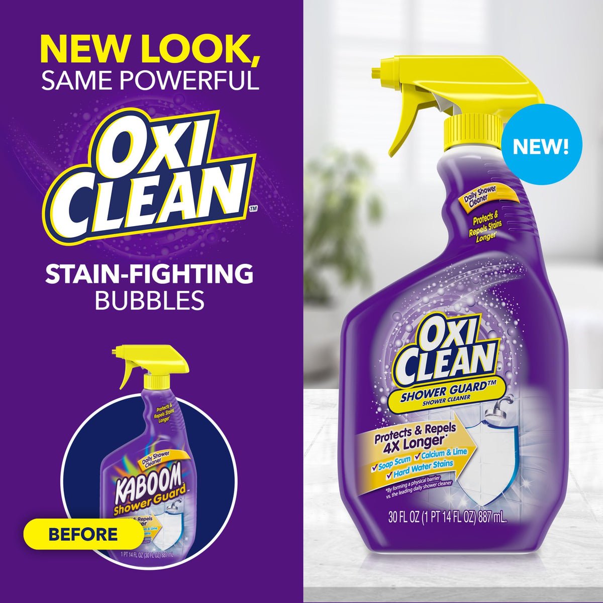 OxiClean 1 / 30 Fl Oz (Pack of 1) / White Multipurpose Bathroom Cleaners