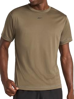 Reebok Men's Id Train Short Sleeve Tech Crewneck T-Shirt