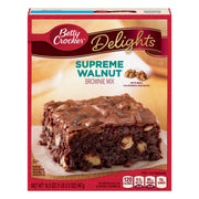 Delights Brownie Mix Supreme Walnut 16.5 oz (Pack of 10) by Betty Crocker – 16.5 Oz (Pack of 10), Brown, Pack of 10