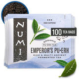 Organic Emperor’s Pu-erh Tea by Numi – 100 Count (Pack of 1), black, Model 30350