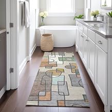 Addison Rugs Chantille ACN2503 Beige 2'3" x 7'6" Indoor/Outdoor, Machine Washable, Easy Clean, Non Shedding, Bedroom, Living Room, Dining Room, Kitchen, Patio Runner Rug