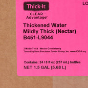 Clear Advantage Mildly Thick/Nectar Water Drink by Thick-It – 8 Fl Oz (Pack of 24), Pack of 24, Model B451-L9044