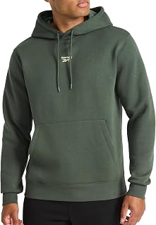 Reebok Men’s Finisher Hoodie, Standard Fit, Midweight Cotton-Poly Fleece Fabric