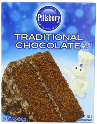 Traditional Chocolate Cake Mix by Pillsbury – 15.25 Ounce (Pack of 1)