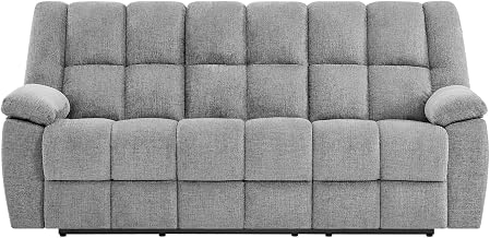 Global Furniture USA U6000 Smoke Reclining Sofa