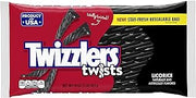 Twizzlers Twists (Black Licorice, 1-Pound Bags, Pack of 6)