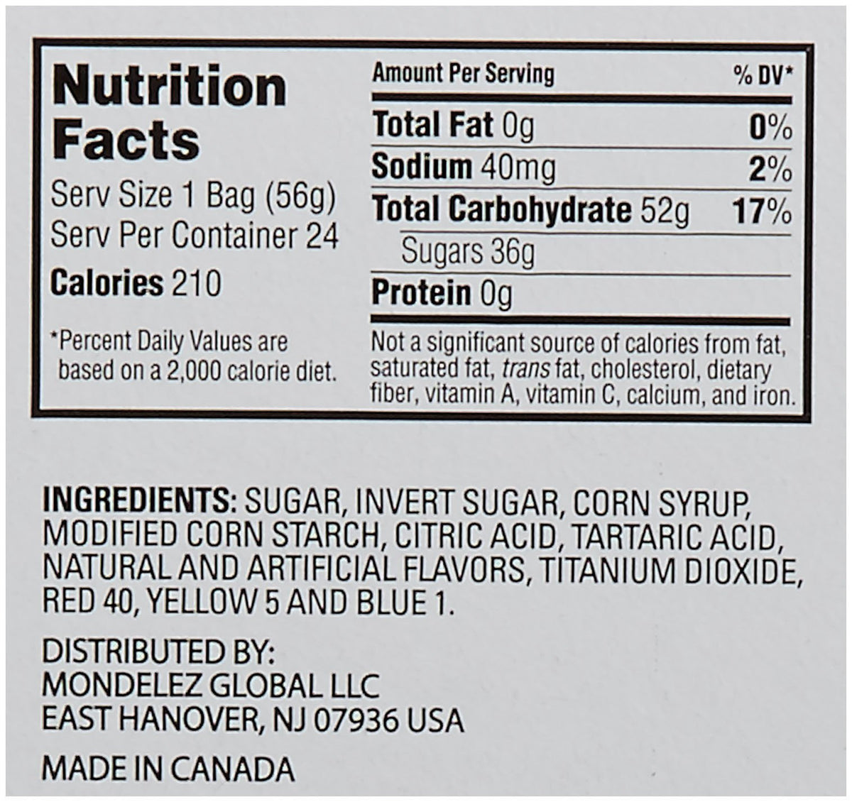 Sour Patch Soft And Chewy Candy - Watermelon - 2 Ounces by Sour Patch Kids – 2 Ounces, Model 70462061994